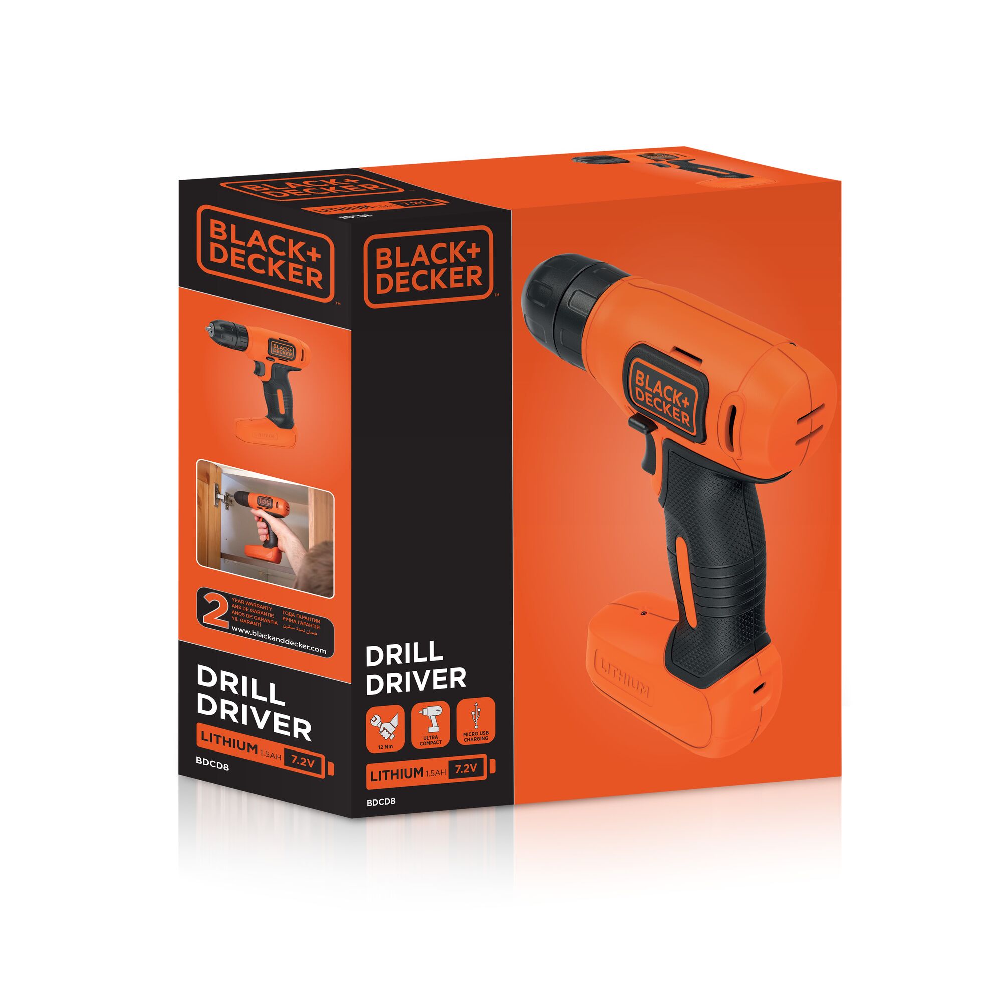 Black and decker drill outlet bdcd8