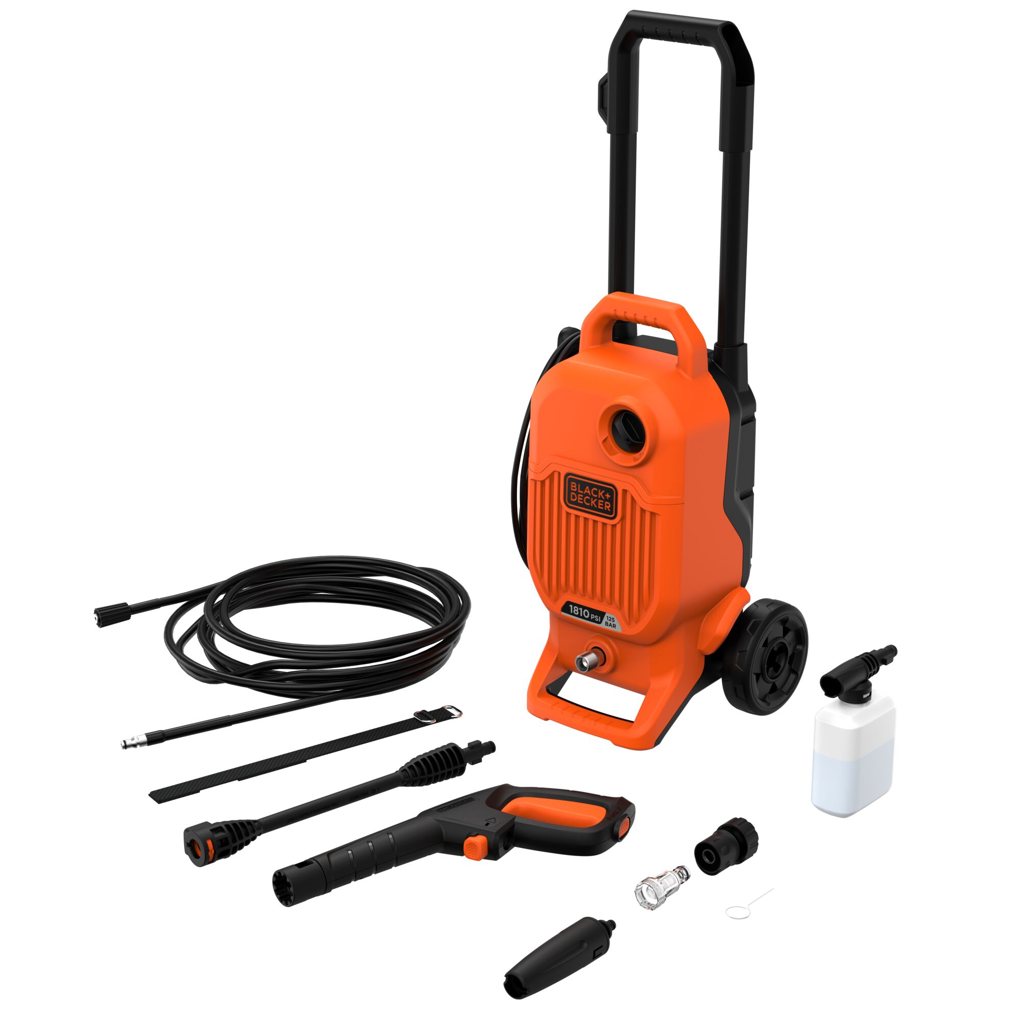 1700W Corded Pressure Washer 125 Bar BLACK DECKER