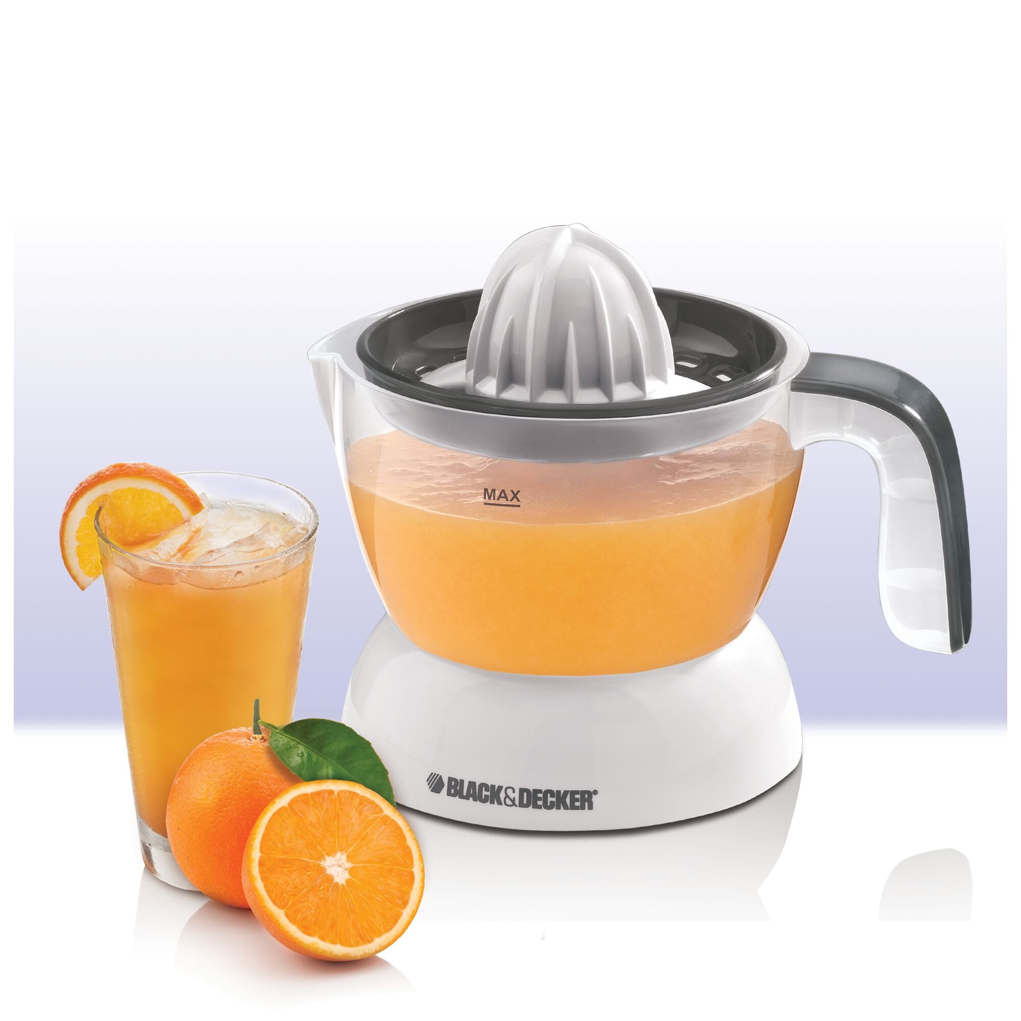 Black and 2025 decker orange juicer