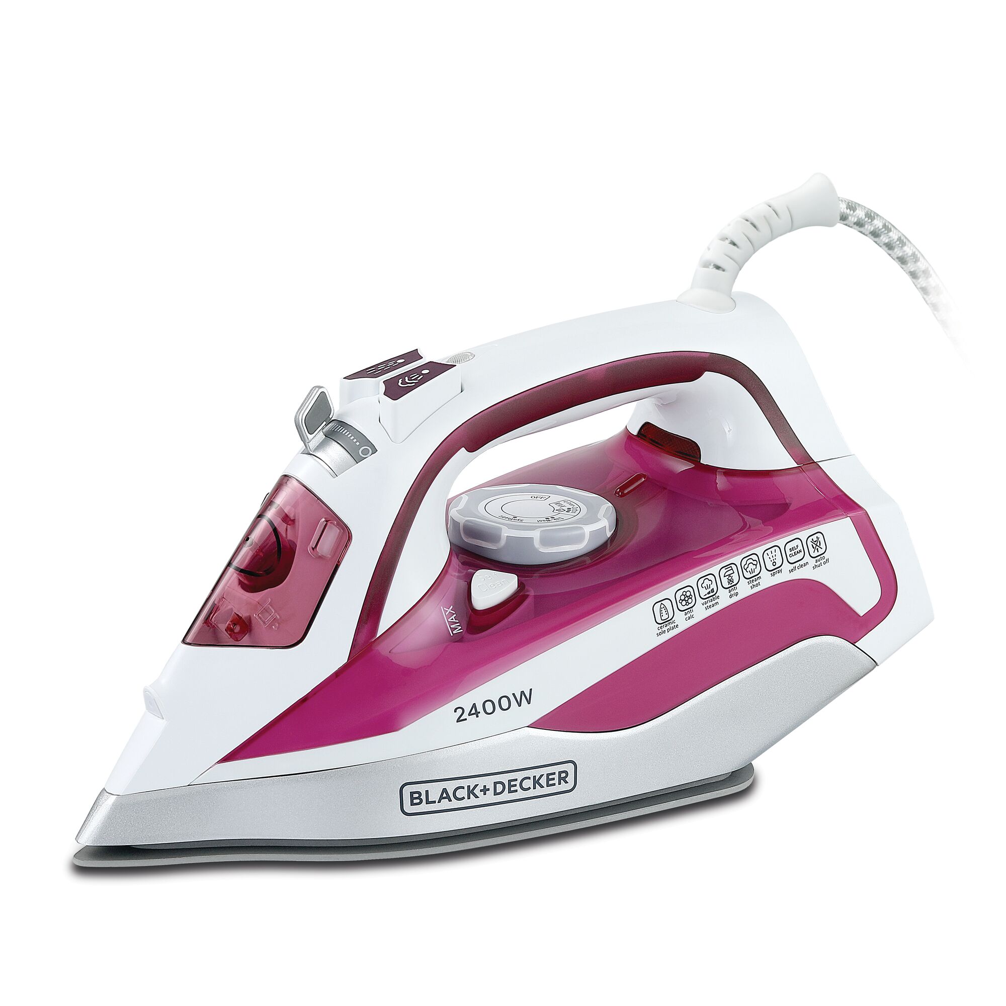 Ceramic soleplate 2024 steam iron